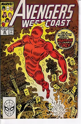 Buy Avengers West Coast #50 Marvel Comics • 4.99£