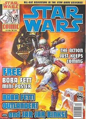 Buy Vintage Marvel Star Wars Comic No 12 Dec 5th 1999 Mini Poster Attached • 0.99£