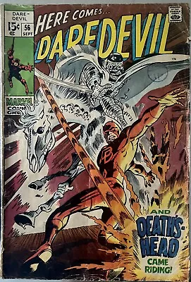 Buy DAREDEVIL #56, 1st App DEATH'S HEAD (1969) • 10£