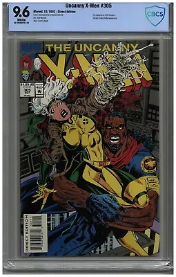 Buy Uncanny X-Men  # 305  CBCS   9.6   NM+   White Pgs   10/93  1st App. Of Phalanx. • 59.96£
