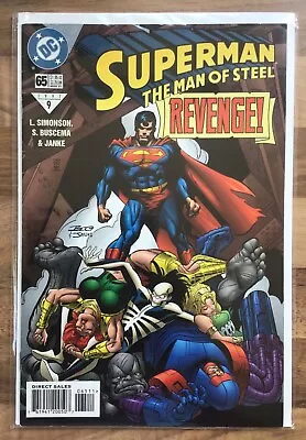 Buy SUPERMAN - THE MAN OF STEEL Issue 65  REVENGE  (1997 - 9) - MAR 1997 - DC COMICS • 2.99£