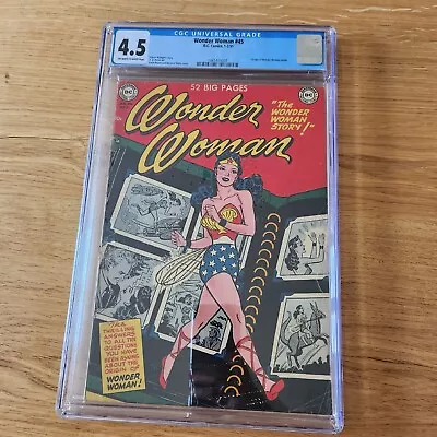 Buy WONDER WOMAN #45 - CGC Grade 4.5 - Golden Age • 610£