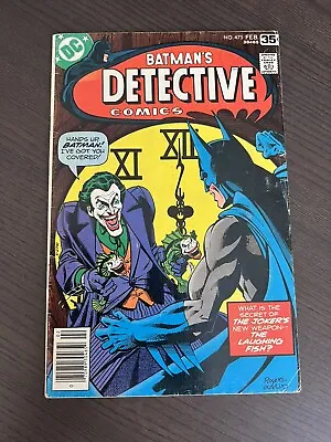 Buy Batman's Detective Comics #475 Classic Joker Cover Dc Comics First Print • 44.95£