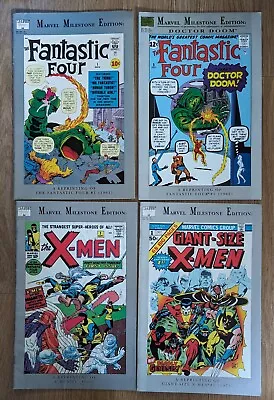 Buy Marvel Milestone Edition X4 Fantastic Four #1,5 • X-Men #1 Giant Size X-Men #1 • 12.99£