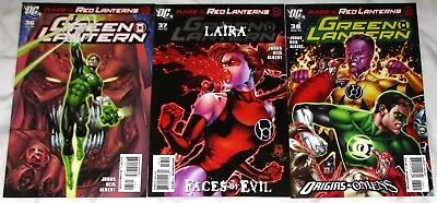 Buy Green Lantern #36,37,38 (Rage Of The Red Lanterns) Geoff Johns, Ivan Reis • 5£
