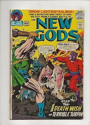 Buy The New Gods #8 (1972) 1st App Suli Jack Kirby VF- 7.5 • 7.91£