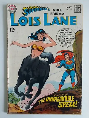 Buy DC Silver Age LOIS LANE Superman's Girl Friend  # 92   1969  Bagged And Boarded • 8£