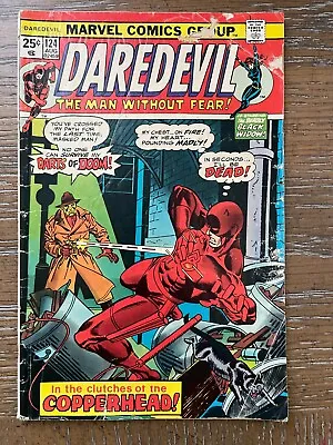Buy Daredevil #124, Marvel, Fair/good, In The Coils Of The Copperhead! • 5.62£