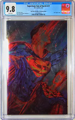 Buy Superman: Son Of Kal-el #17 (john Giang Foil Virgin Variant) ~ Cgc 9.8 Nm/m • 156.53£