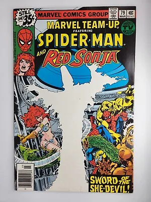 Buy Marvel Team-Up 79 NM- Bronze Age Spider-Man & Red Sonja, Mary Jane As Red Sonja • 16.09£