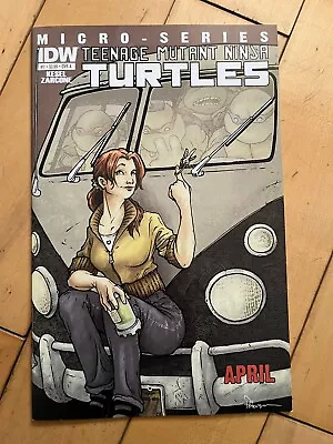 Buy Teenage Mutant Ninja Turtles Micro- Series #7. April O' Neil. IDW NM • 6.50£
