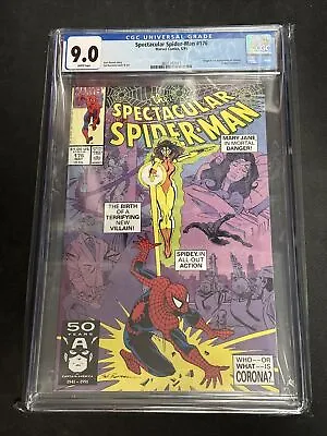 Buy Spectacular Spider-man #176 CGC 9.0 Sal Buscema Cover 1st App Corona • 31.87£