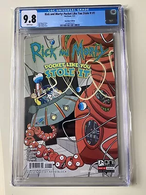 Buy Rick And Morty Pocket Like You Stole It #1 Nerd Block Variant Recalled CGC 9.8 • 985£
