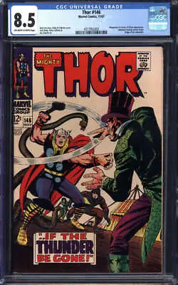 Buy Thor #146 Cgc 8.5 Ow/wh Pages // Origin Of The Inhumans Marvel Comics 1967 • 110.42£