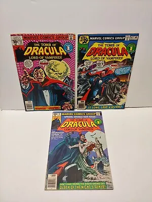 Buy Tomb Of Dracula Lot  55 67 70 Lilith Torgo Harker Marvel 1977-79 (3 Books) • 19.32£