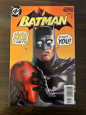 Buy BATMAN #638 NM DC Comics 2005 Red Hood Revealed As Jason Todd 1st Print-So Good! • 23.83£