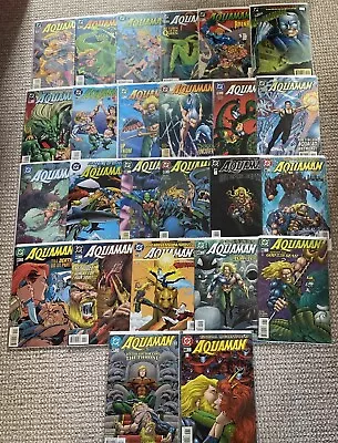 Buy X25 Aquaman DC Comics Bundle 9-22, 28-30, 35, 41-43, 45-48      1995-1998 VGC • 50£
