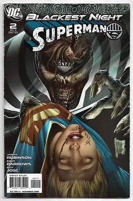 Buy Blackest Night Superman #2 VFN (2009) DC Comics • 2.50£