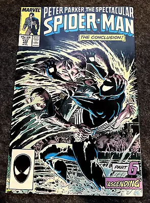 Buy VINTAGE MARVEL PETER PARKER THE SPECTACULAR SPIDER-MAN PART6 No.132 NOV 1987 VGC • 10.99£