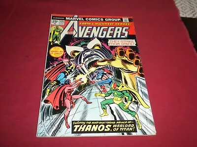 Buy BX1 Avengers #125 Marvel 1974 Comic 6.0 Bronze Age THANOS! SHARP MID GRADE! • 41.59£