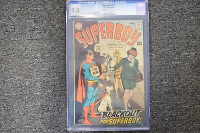Buy Dc Comics Superboy #154 Cgc 9.0 - Off-white To White Pages 3/69 • 51.27£