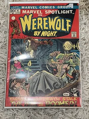 Buy Marvel Spotlight 4 Werewolf By Night (1972) 3rd Werewolf By Night & 1st Darkhold • 59.30£