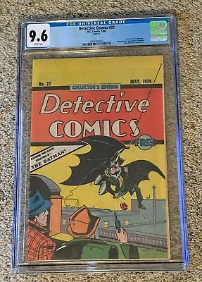 Buy Detective Comics #27 Cgc 9.6 1984 1st App Batman Oreo Reprint • 276.46£