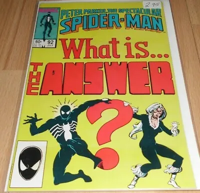 Buy Spectacular Spider-Man (1976 1st Series) #92...Published Jul 1984 By Marvel • 6.95£