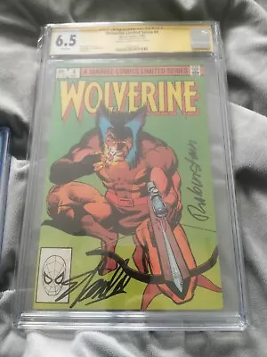Buy Wolverine Limited Series 4 Signature Series Signed By Stan Lee Cgc 6.5 • 120£