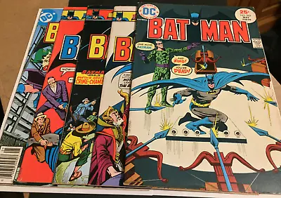 Buy Batman # 263/271/272/273/323 (5) - Riddler & Catwoman App - Dc Comics 1975/76 • 10.95£