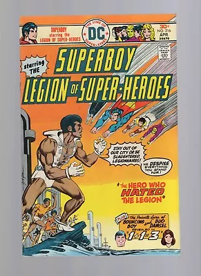 Buy Superboy #216 - DC Comics 1976 - 1st Appearance Of Tyroc - Higher Grade Plus • 11.98£