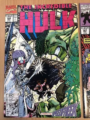 Buy Incredible Hulk # 387 & 388 Excellent Condition Marvel Comics • 8£