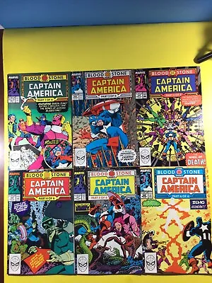 Buy Captain America #357-#362 1st Cameo & Full Appearance Of Crossbones Marvel 1989 • 19.85£