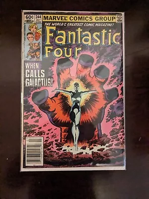 Buy Fantastic Four #244 1st Appearance Of Frankie Raye As Nova! Galactus! • 9.62£