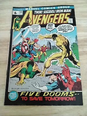 Buy The Avengers # 101 : Marvel Comics 1972. Written By Harlan Ellison : Bronze Age  • 6.99£