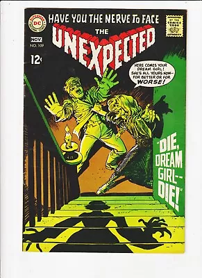 Buy Tales Of The Unexpected #109 DC SILVER AGE COMIC Die, Dream Girl-- Die! 8.0 1968 • 27.97£