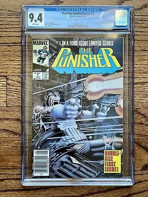 Buy Punisher Limited Series #1 CGC 9.4 Newsstand Edition Jan 1986 • 160.49£