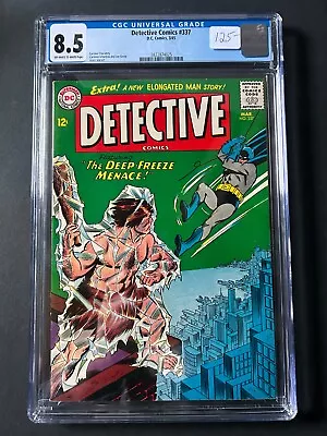 Buy Detective Comics #337  CGC 8.5   Deep-Freeze Menace!   OW To White Pages • 100.53£