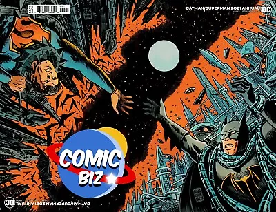 Buy Batman Superman 2021 Annual #1 (2021) 1st Printing Cardstock Variant Cover • 5.25£