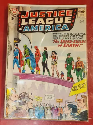 Buy DC Comics Justice League Of America #19 1963 • 6.33£