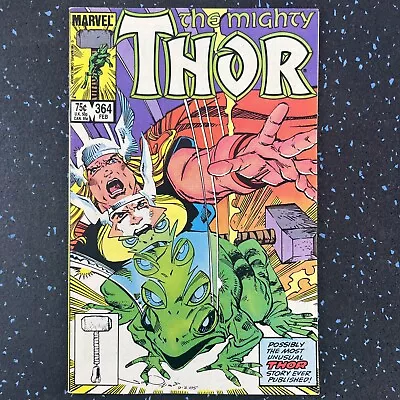 Buy Thor #364 (1st Appearance Of  Throg -Thor As Frog) VF 8.0 • 12.79£