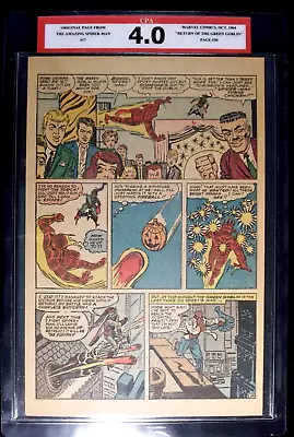 Buy Amazing Spider-Man #17 CPA 4.0 Single Page #20  2nd Green Goblin Ditko Art • 39.52£