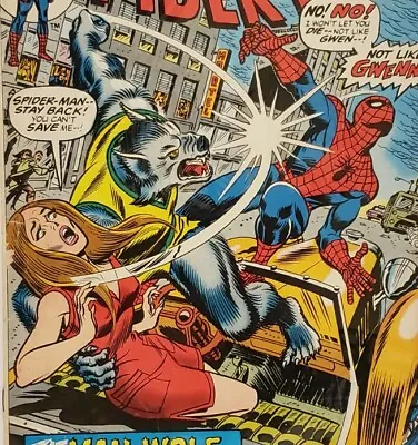 Buy Amazing Spider-Man Marvel Comic Book #125 1973 Wolf-man Striked Again • 31.62£