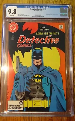 Buy Detective Comics #575 (1987) -- CGC 9.8 White Pages • 159.90£