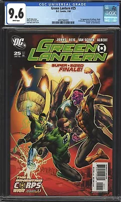 Buy Green Lantern #25 CGC 9.6 NM+ 1st APP Larfleeze & Atrocitus KEY DC Comics 2008 • 63.16£