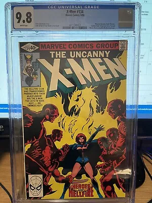 Buy Uncanny X-Men #134 CGC 9.8 1980 4011246022 1st App. Dark Phoenix • 774.49£