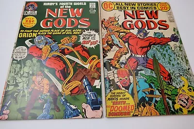 Buy New Gods #4 & #10 Jack Kirby Story & Art 1st Appearance Esak 1971 DC Comics F/VF • 20.78£