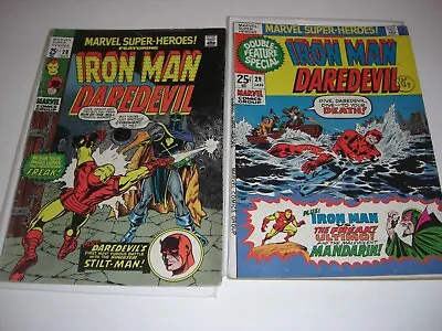 Buy Iron Man Daredevil, Issues 28,29, Marvel, 1970, Stan Lee, Average Condition • 5£