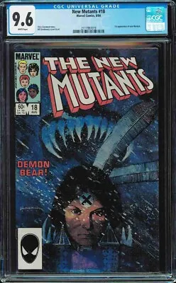 Buy New Mutants #18 CGC 9.6 White 1st New Warlock Claremont X-men • 59.30£
