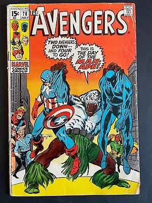 Buy Avengers #78 - 1st Lethal Legion 1970 Marvel Comics • 12.98£